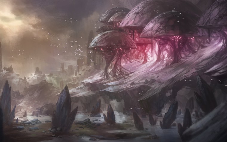 Фантастика пейзажи чужих миров