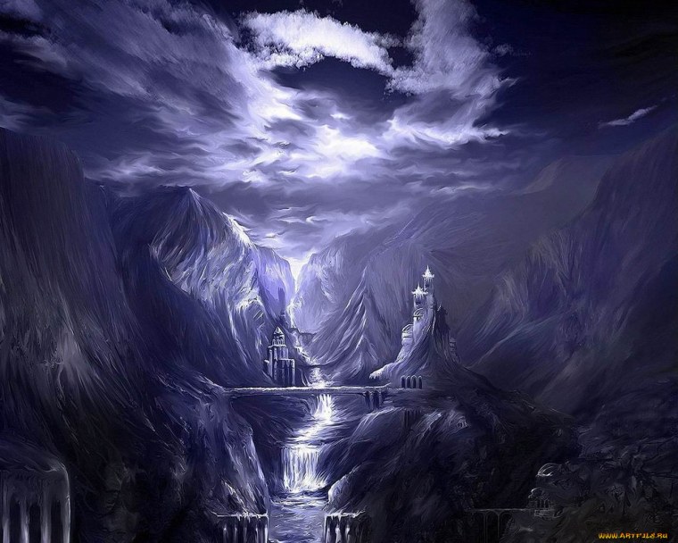Нереальные пейзажи фэнтези