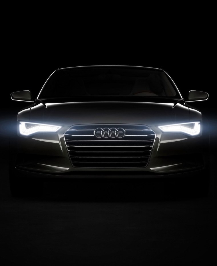 Ауди а6 в темноте