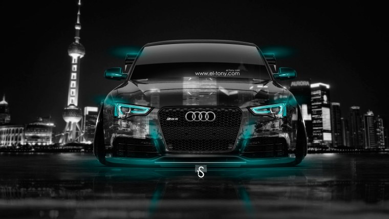 Тачки неон Ауди