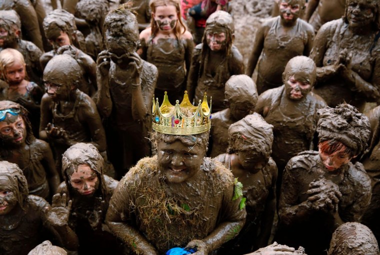 Американский солдат в грязи