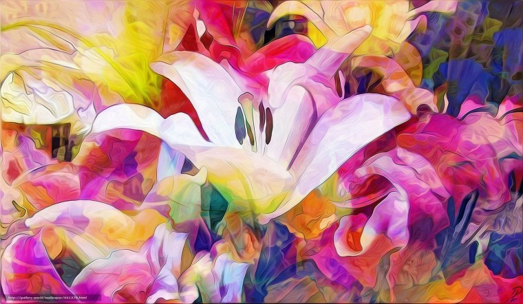 Яркие краски в живописи