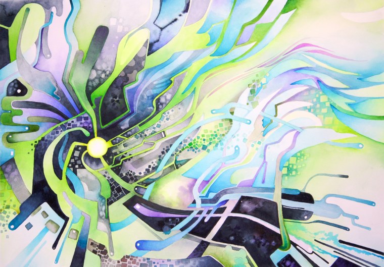 Абстракция картины