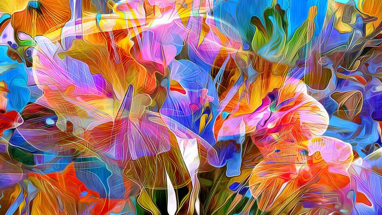Абстракция цветов