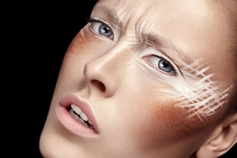 Текстура кожи лица