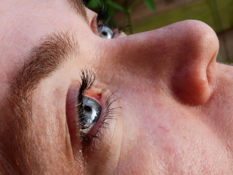 Кожа лица Макросъемка