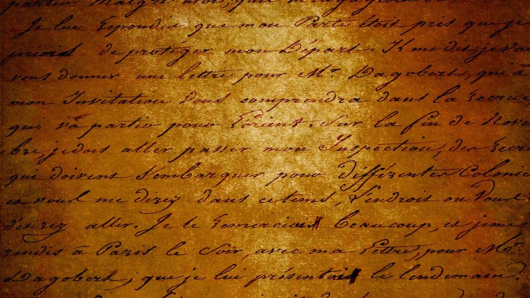 Винтажные письма