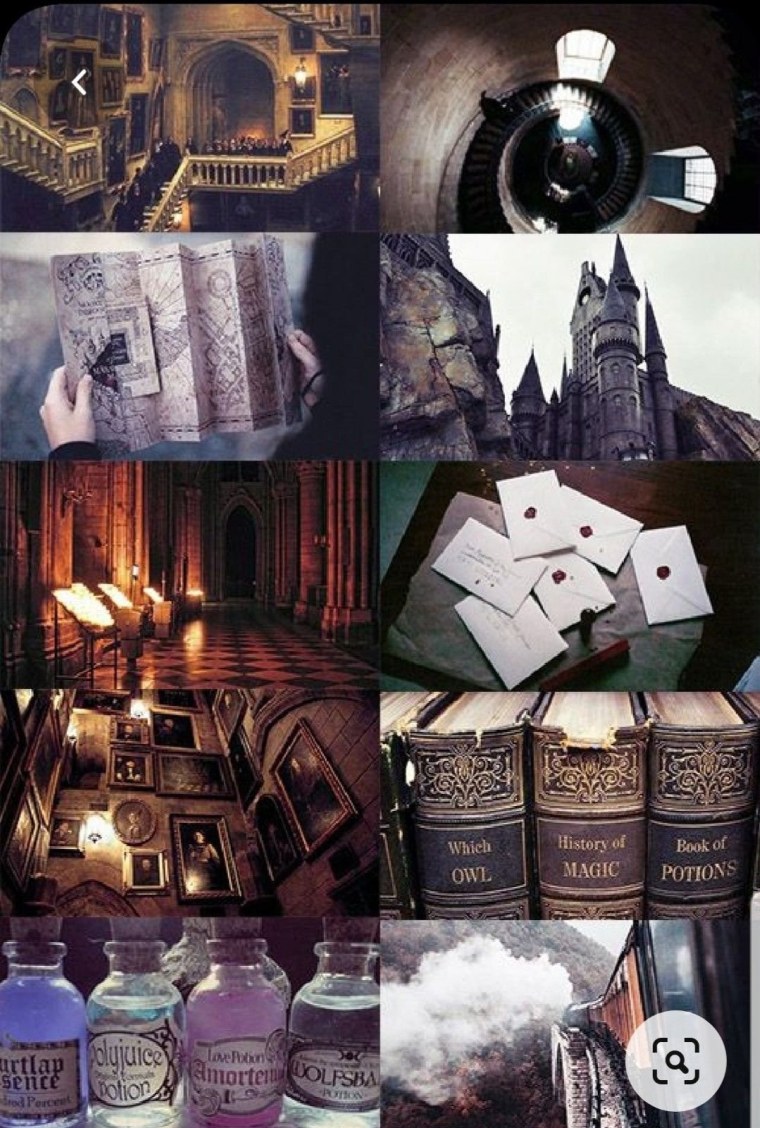 Эстетика зельеварения Гарри Поттер коллаж