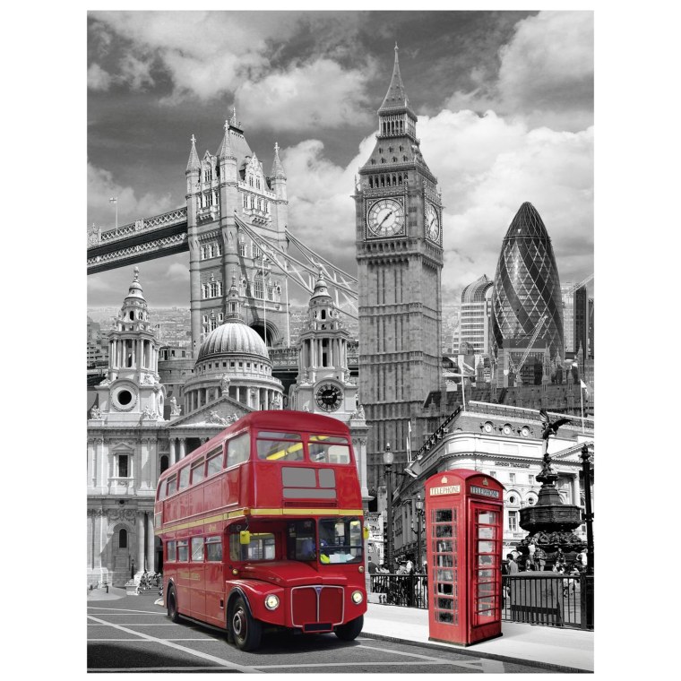 Серо красный Лондон