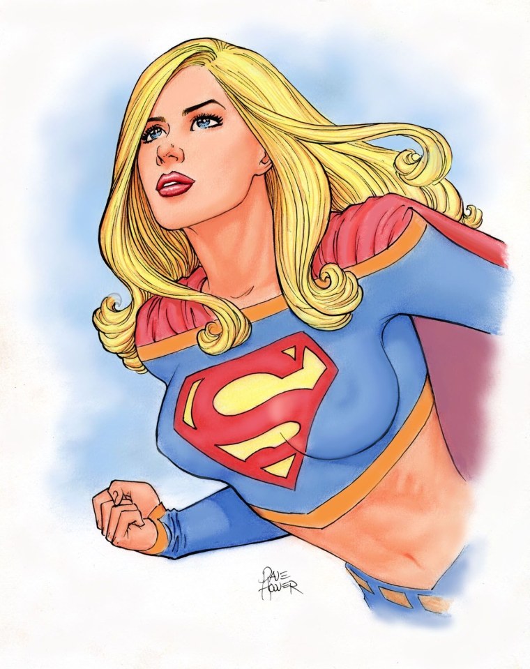 Супергерл портрет
