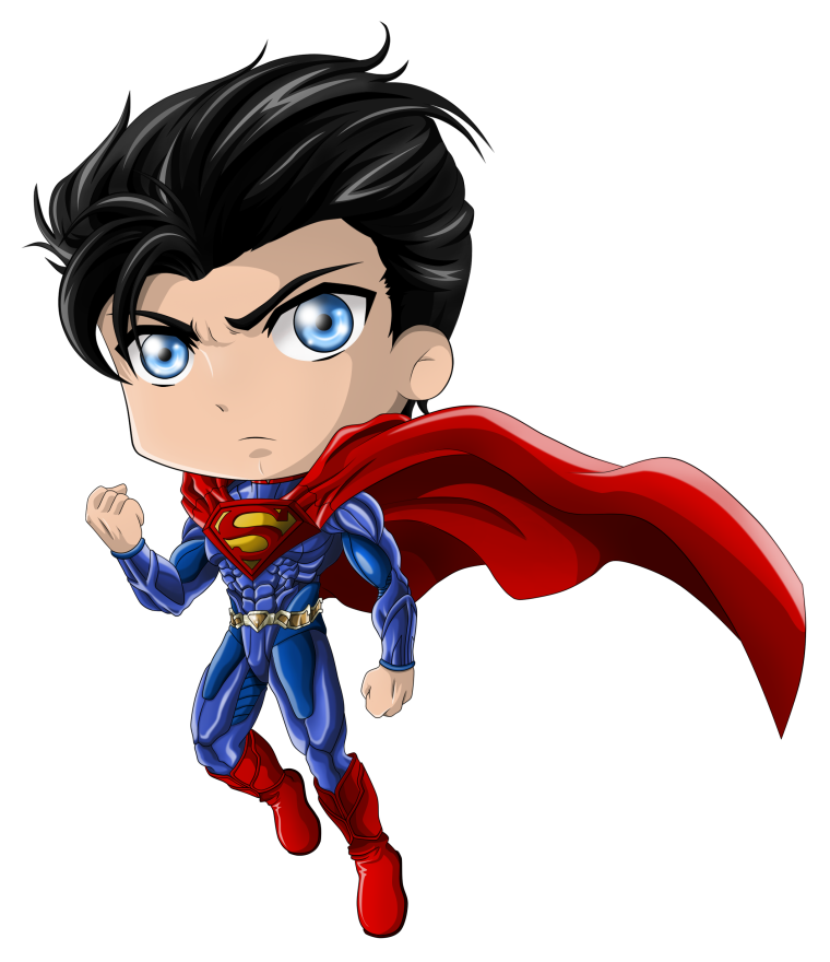 Супермен Марвел Чиби