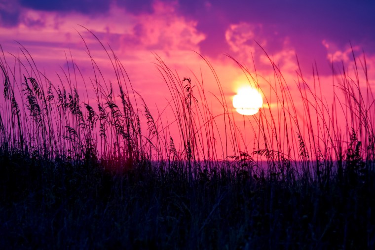 Летний закат на рабочий стол
