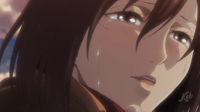 Микаса атака титанов 1 сезон