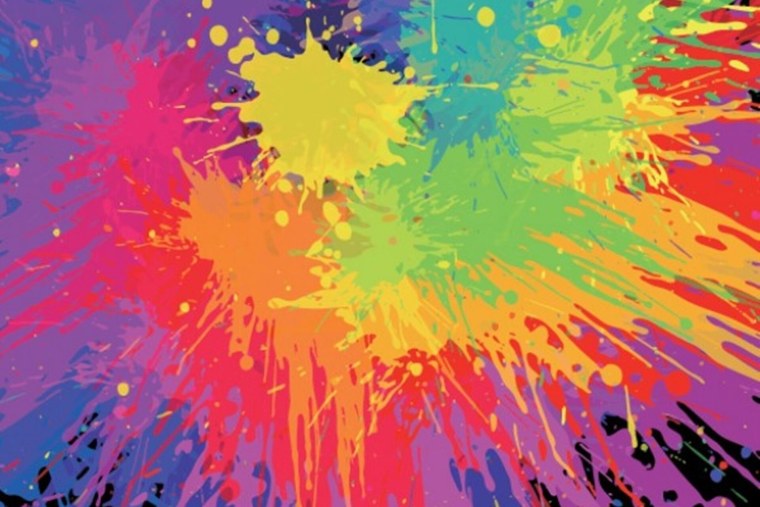 Цветные вертикальные полосы