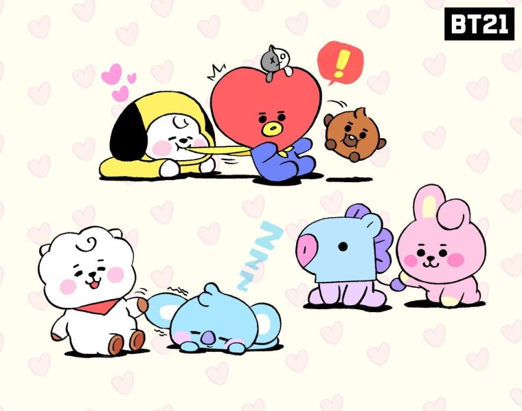 Персонажи БТС bt21