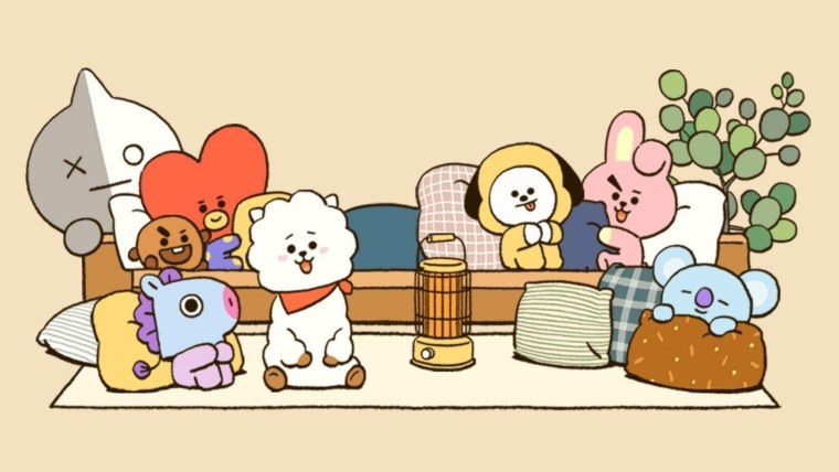 БТС И их персонажи bt21