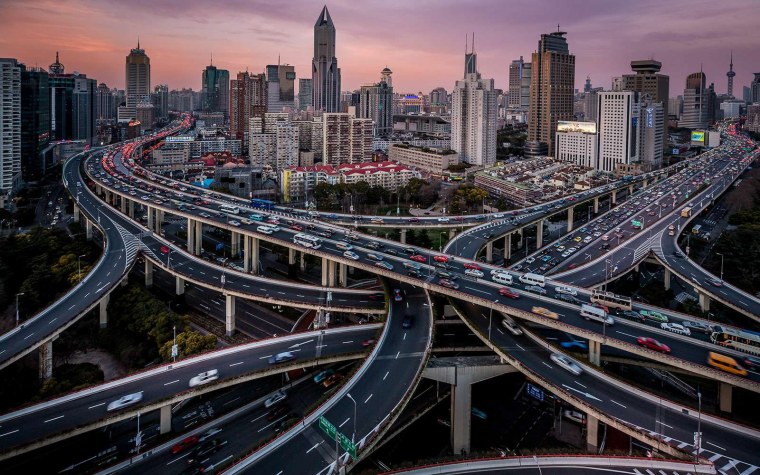 Виадук Пуси Шанхай Китай