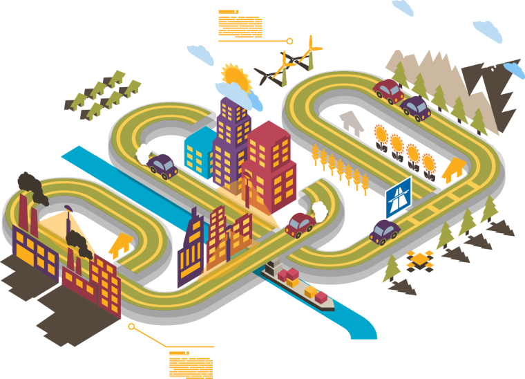 Инфраструктура без фона