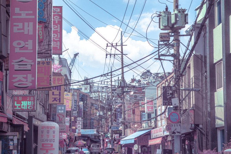 Южная Корея Эстетика Сеул ретро