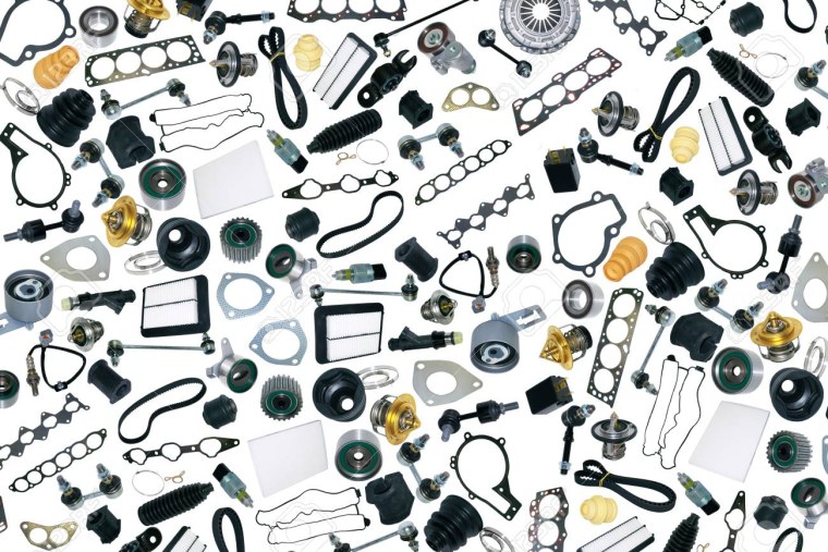 Запчасти на прозрачном фоне