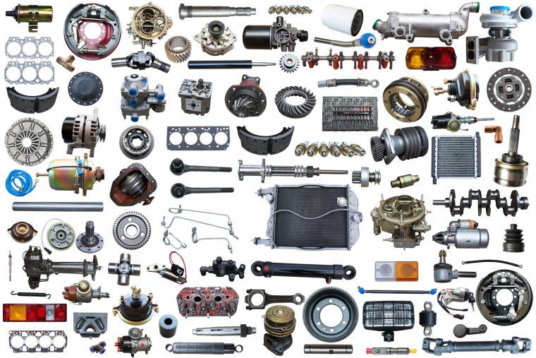 Автозапчасти коллаж