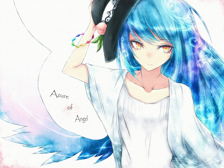 Рин голубоволосая