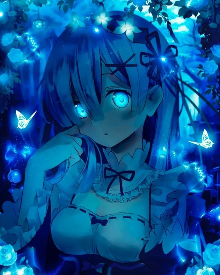 Голубая рем аниме