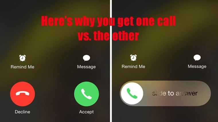 Входящий звонок айфон