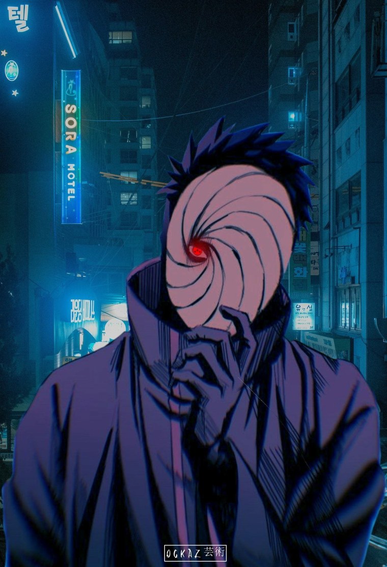 Тоби Учиха арт