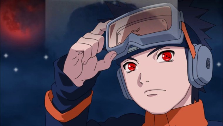 Обито с шаринганом в детстве