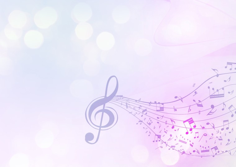 Красивый фон с нотами