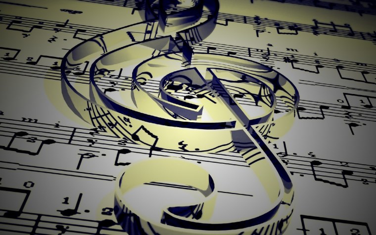 Музыкальный фон для фотошопа