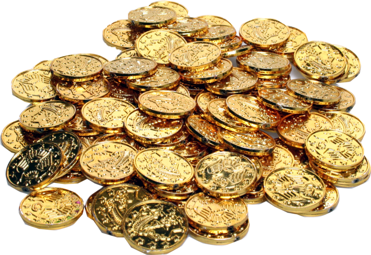 Золотые цветные блестки