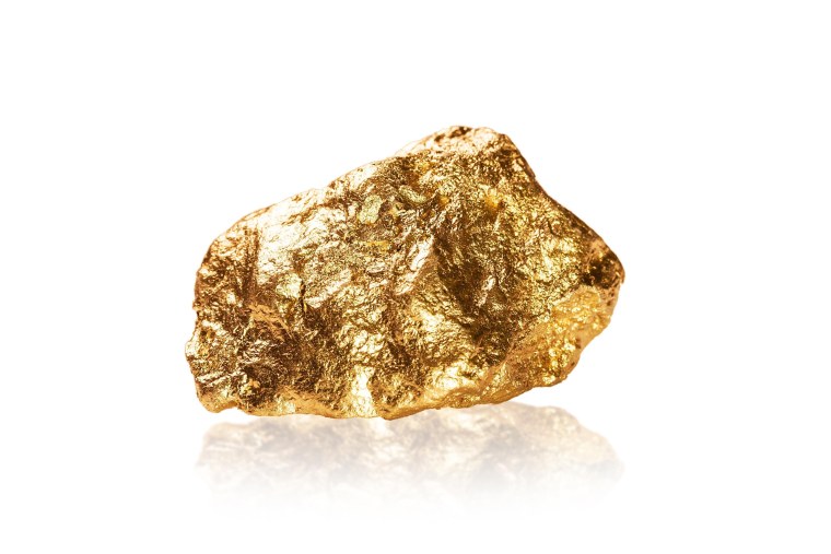 Кусок золотой фольги