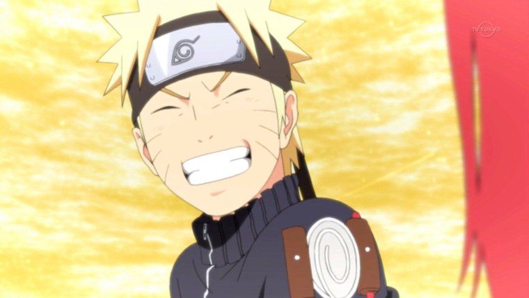 Наруто Удзумаки улыбка аниме