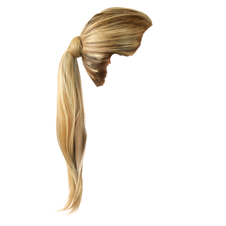 Волосы на прозрачном фоне