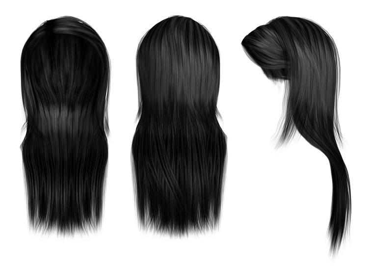 Волосы для фотошопа