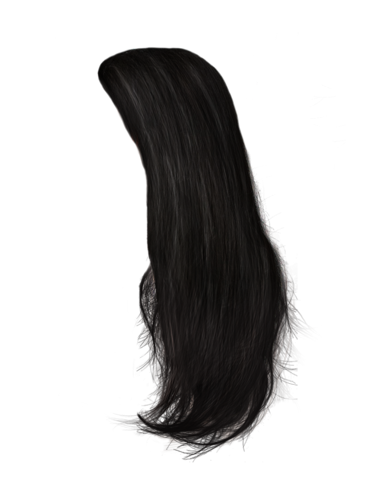 Волосы на прозрачном фоне