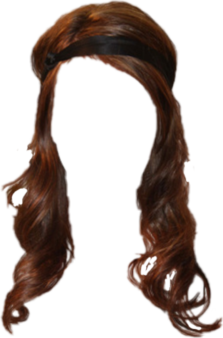 Прядь волос на белом фоне