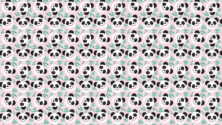 Красивый фон с пандами