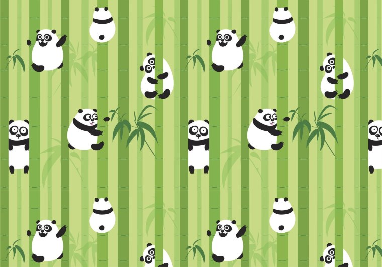 Панда фон