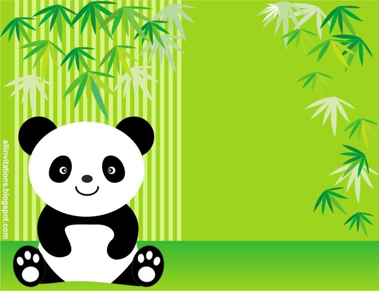 Черно белый фон Панда