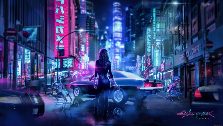 Cyberpunk 2077 фон