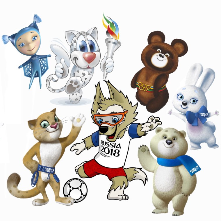Российские талисманы Олимпийских игр