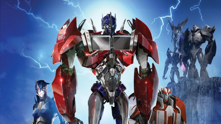 Команда Оптимуса Прайма трансформеры Прайм