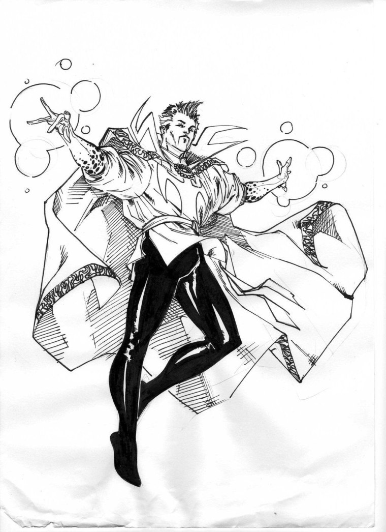 Доктор Стрэндж раскраска