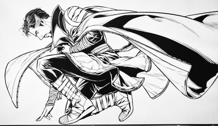 Доктор Стрэндж набросок