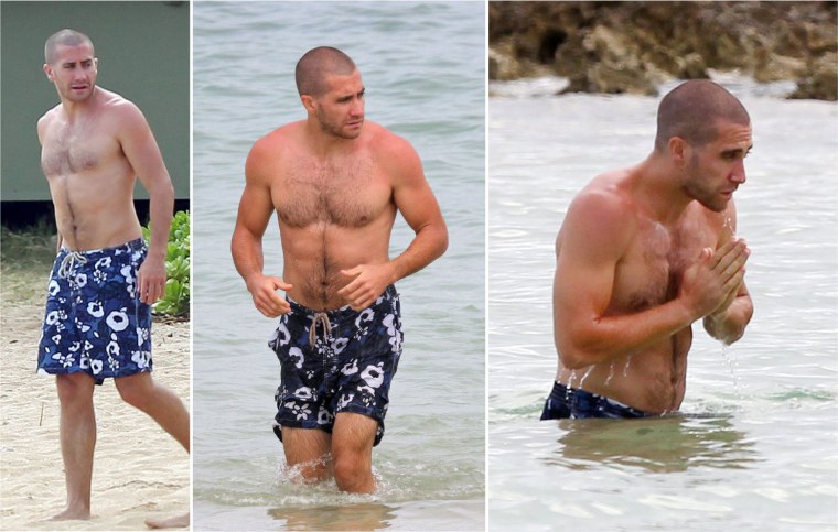 Джейк Джилленхол накаченный