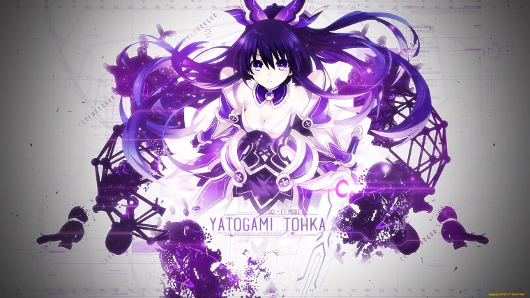 Фиолетовые обои аниме