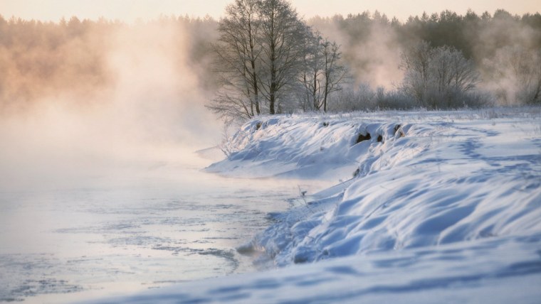 Метель зимой